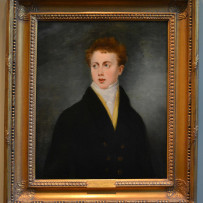 Sir Thomas Lawrence Oil on Canvas Portrait of Brice Pearse, Early 19th Century.